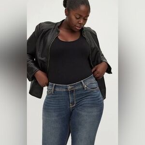 Torrid Luxe Slim Boot denim jeans NWT